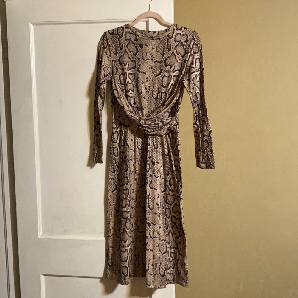 Medium Snake print Midi dress